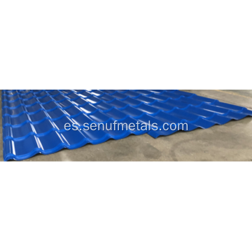 Máquina perfiladora de techos de láminas de tejas esmaltadas